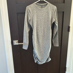 Express Contour Space Gray long sleeve dress, size small!